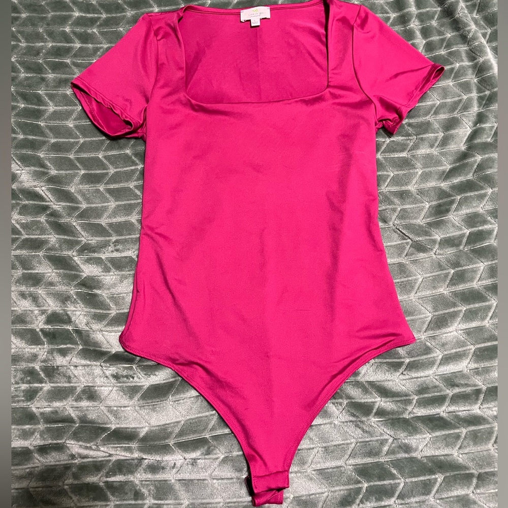 Pink bodysuit